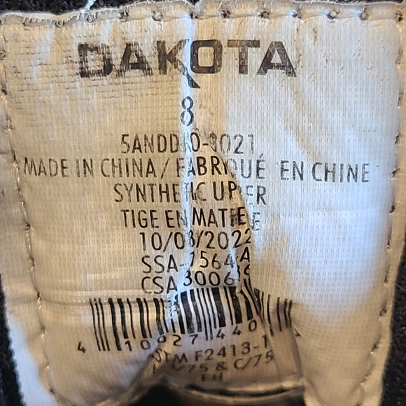 Dakota Workpro Series Men's Steel Toe, Anti-Slip Shoes US8 - Picture 6 of 7